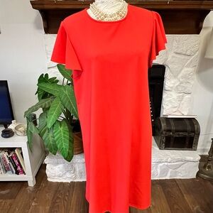TIANA B. Bright Orange Dress NWT Size 14